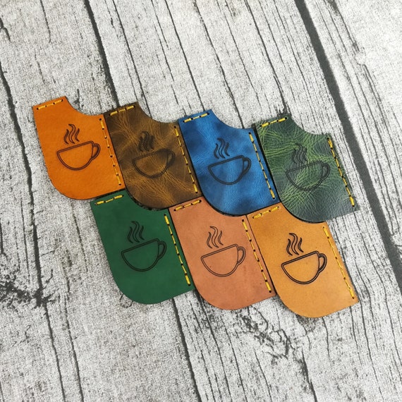 Set of 3 bookmarks, Personalized bookmarks, Engraved bookmark, Leather Bookmark, Handmade page bookmartk, Random color delivery