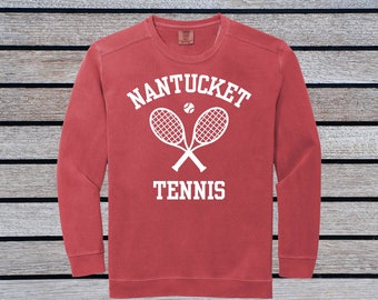 Sudadera de tenis Comfort Colors Nantucket / Sudadera informal de cuello redondo estilo vintage