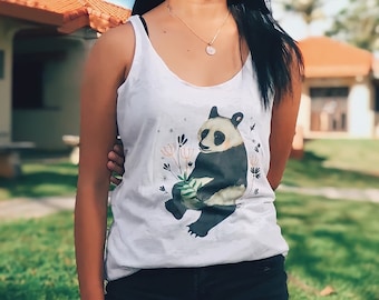 Panda Women's Racerback Tank top