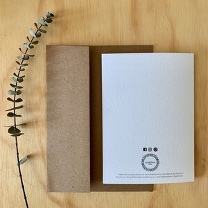 Carte de souhait ours, carte toutes occasions, illustration ours par Mandalove by Florence image 4