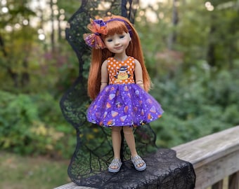 14.5” inch Ruby Red Fashion Friends Doll OOAK Halloween Two-Piece Outfit