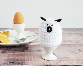 Easter Lamb Egg Cosy - Cute Spring Gift - Sheep Egg Cozie - Sheep Egg Warmer