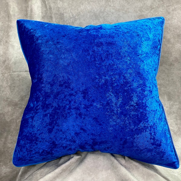 Royal Blue Pillow Etsy