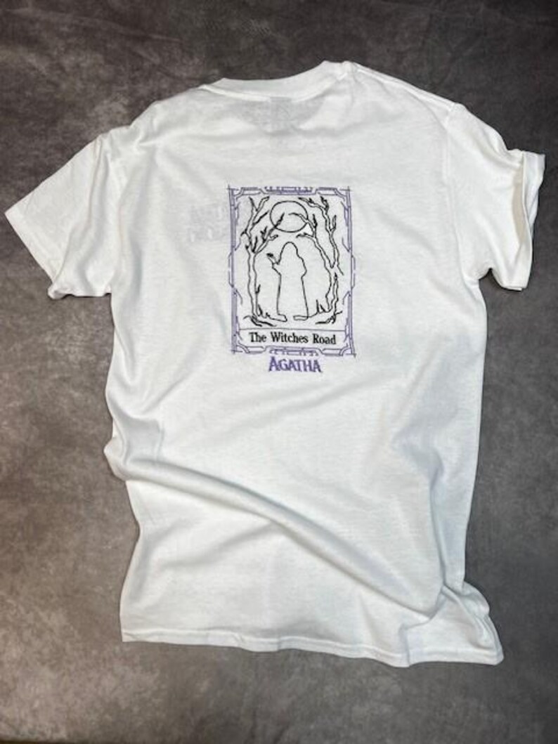 Agatha the Witches Road / Embroidery Tshirt / Inspired by the Avengers