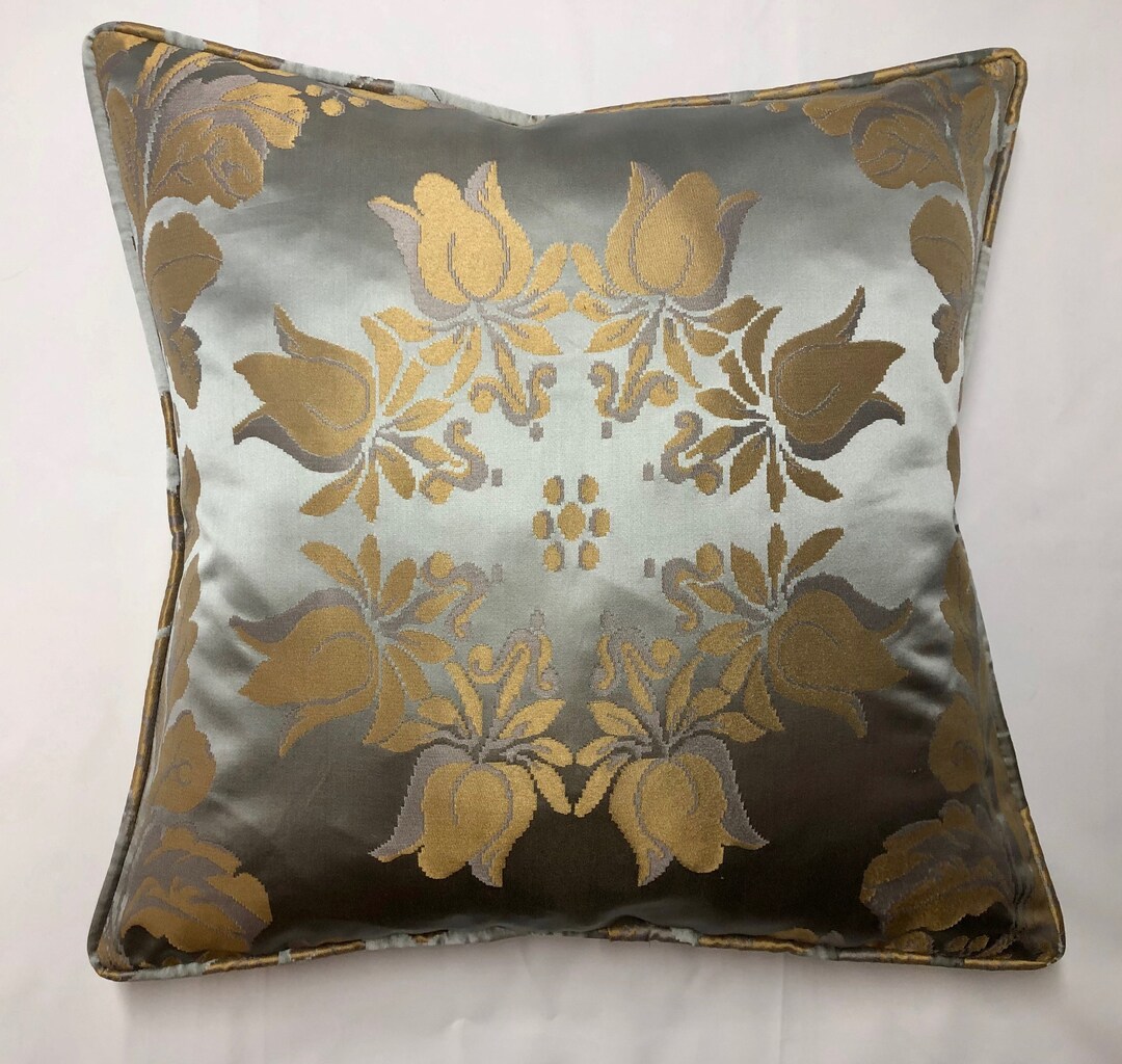 Gray And Gold Pillows