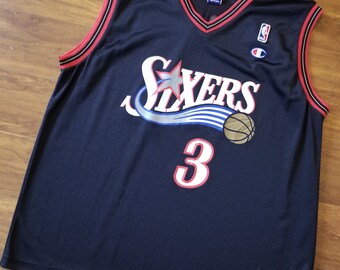 iverson blue sixers jersey