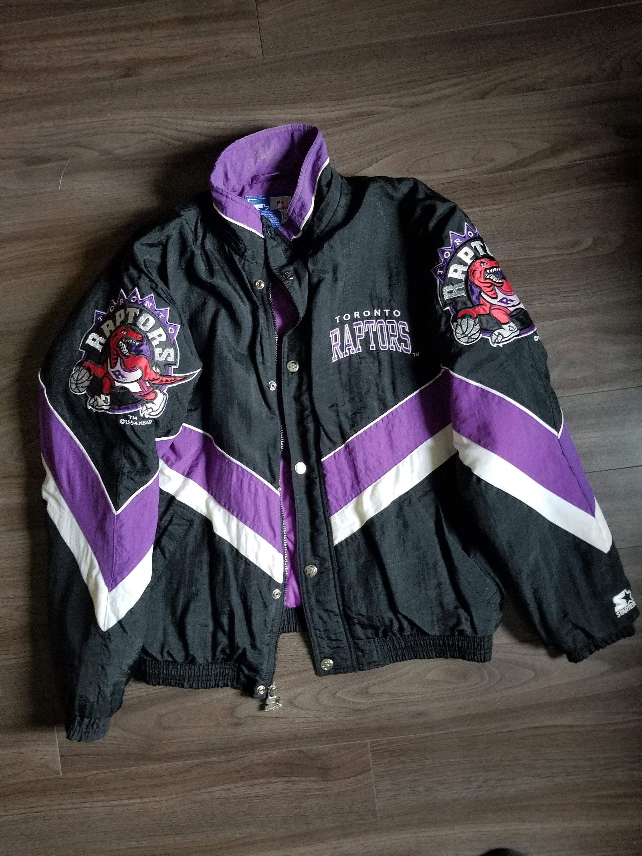 Raptors Starter Jacket - Etsy Raptors Starter Jacket - Etsy