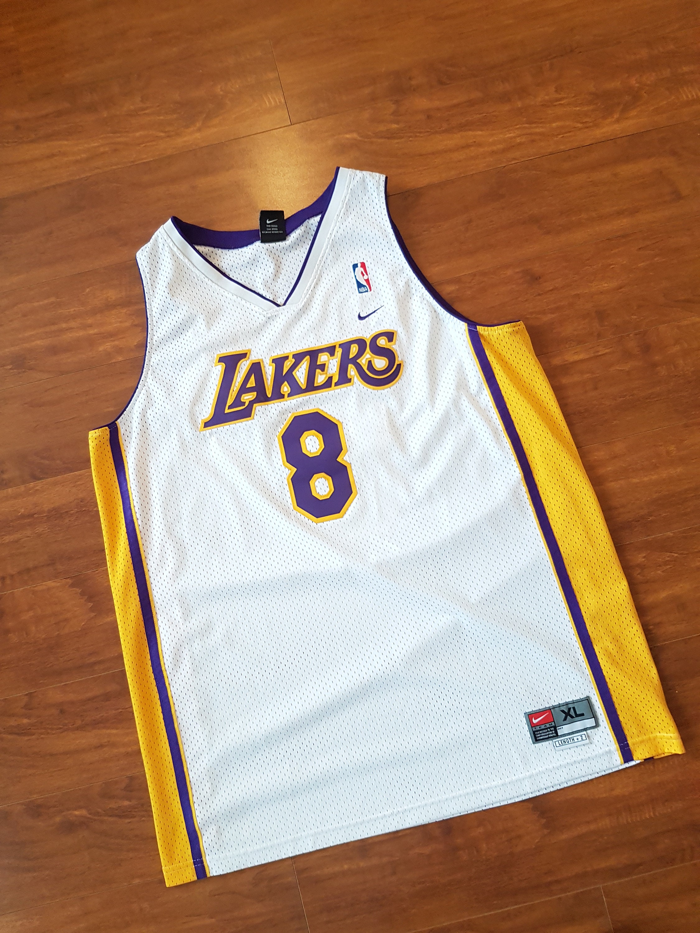 KOBE BRYANT * LA LAKERS JERSEY * BLUE * NIKE L * #8 NBA