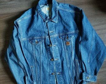 Vintage 90s Carhartt Jean Blue Duck Active Jac Jacket - Etsy Vintage 90s Carhartt Jean Blue Duck Active Jac Jacket - Etsy