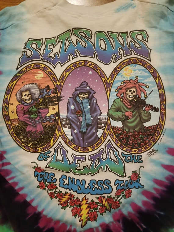 93 Vintage Greatful Dead the endless tour tshirt - image 5