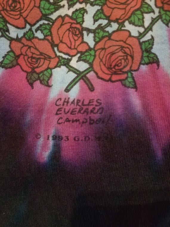 93 Vintage Greatful Dead the endless tour tshirt - image 3