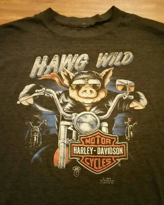 1986 3d emblem. Hawg wild. Harley davidson