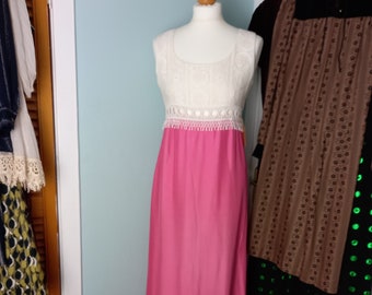 Vintage Pink Evening Dress