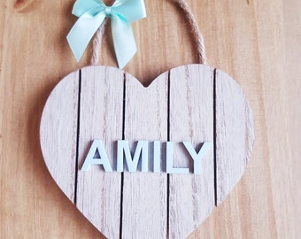 baby name plaque etsy