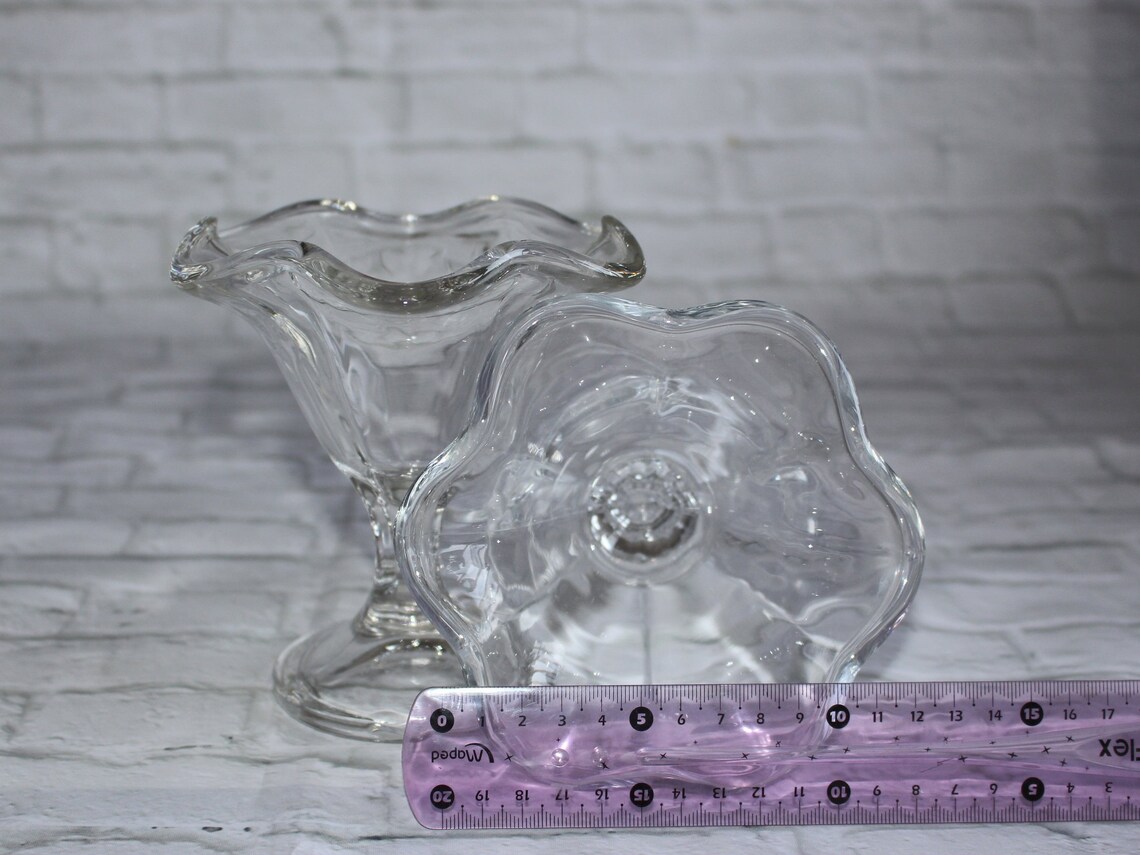 Dessert Vase / Ice Cream Vase/ Glass vase /Set of 2 Etsy