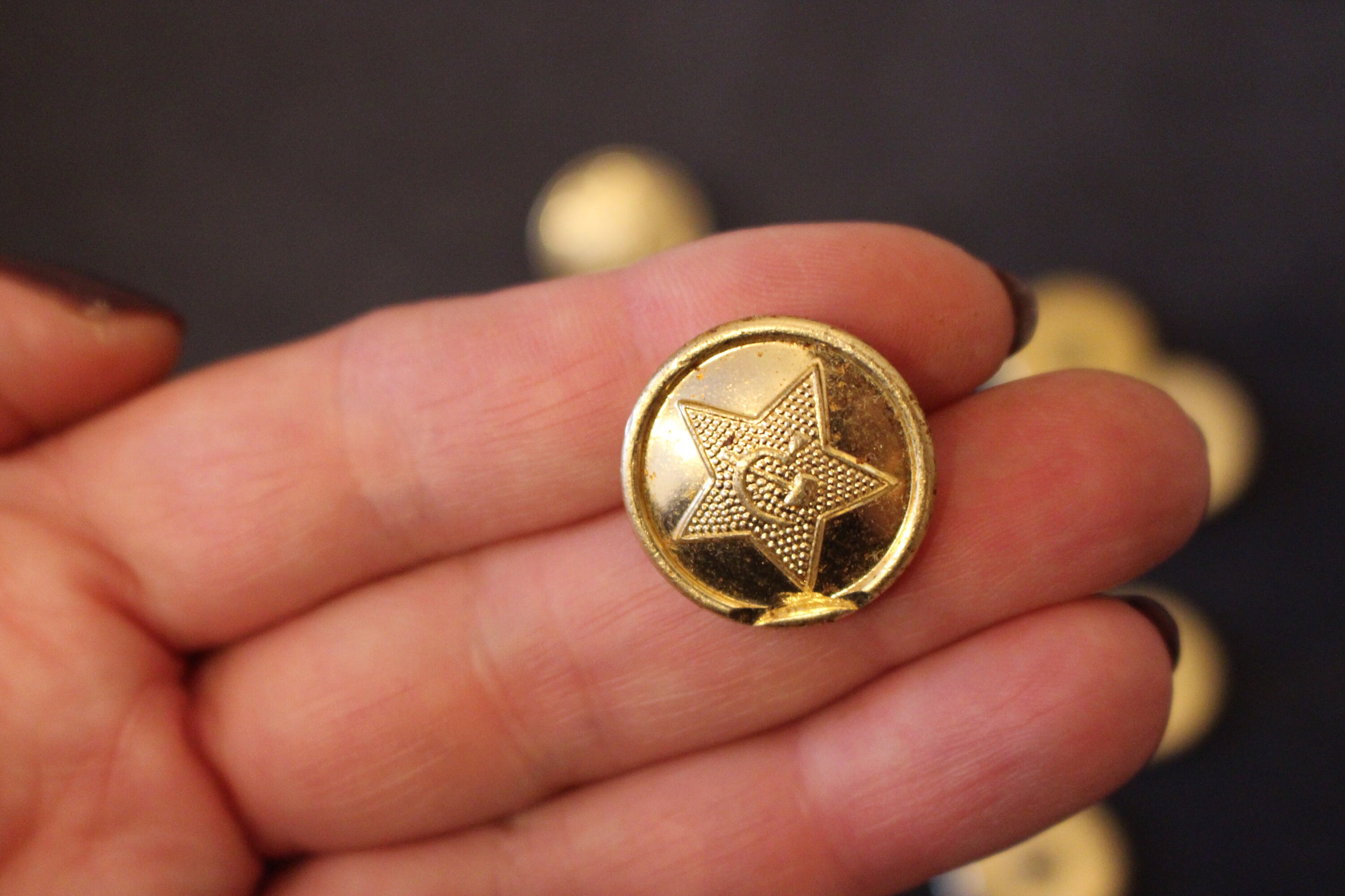 SET 11 pcs. military buttons Army uniform buttons Vintage Etsy