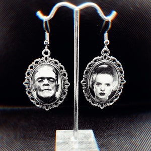 Frankenstein & his Bride Earrings