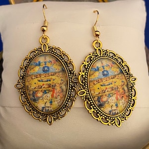 Detail from The Garden of Earthly Delights by Hieronymus Bosch Earrings