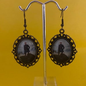 Wanderer above the Sea of Fog by Caspar David Friedrich Earrings