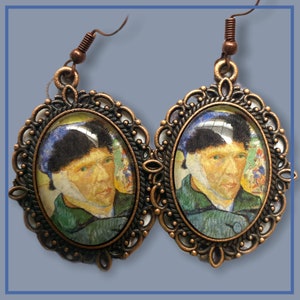 Self Portrait by Vincent van Gogh Earrings