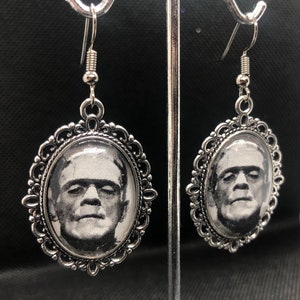 Frankenstein & His Bride Earrings - Etsy