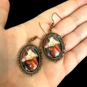 Les Amoureux The Lovers by Marc Chagall Earrings