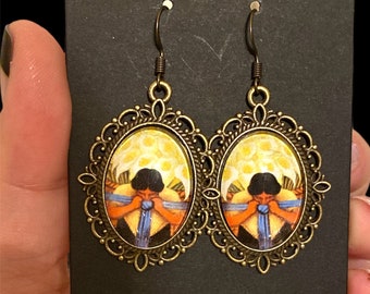 El Vendedor de Alcatraces by Diego Rivera Earrings