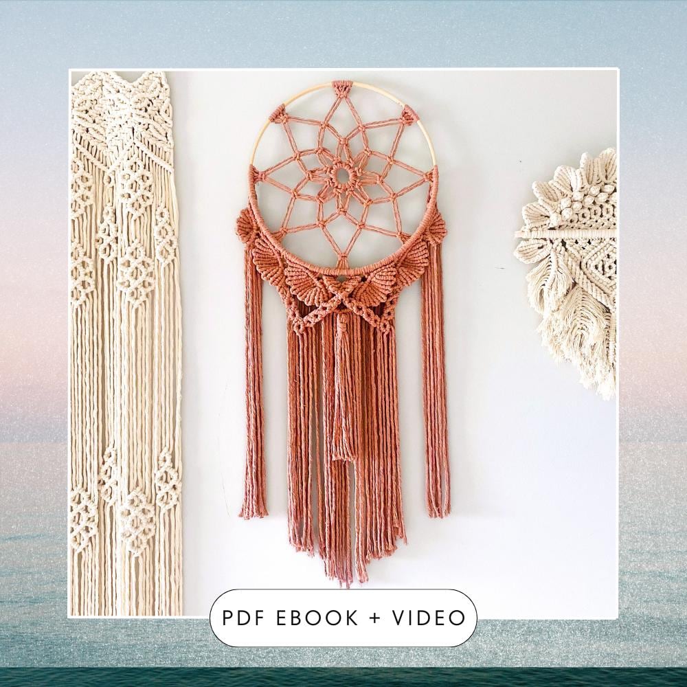 macrame.nic0  KATAN CICA DERMA3本セット Macrame Dreamcatcher DIY Pattern EBOOK Macrame Tutorial Macrame