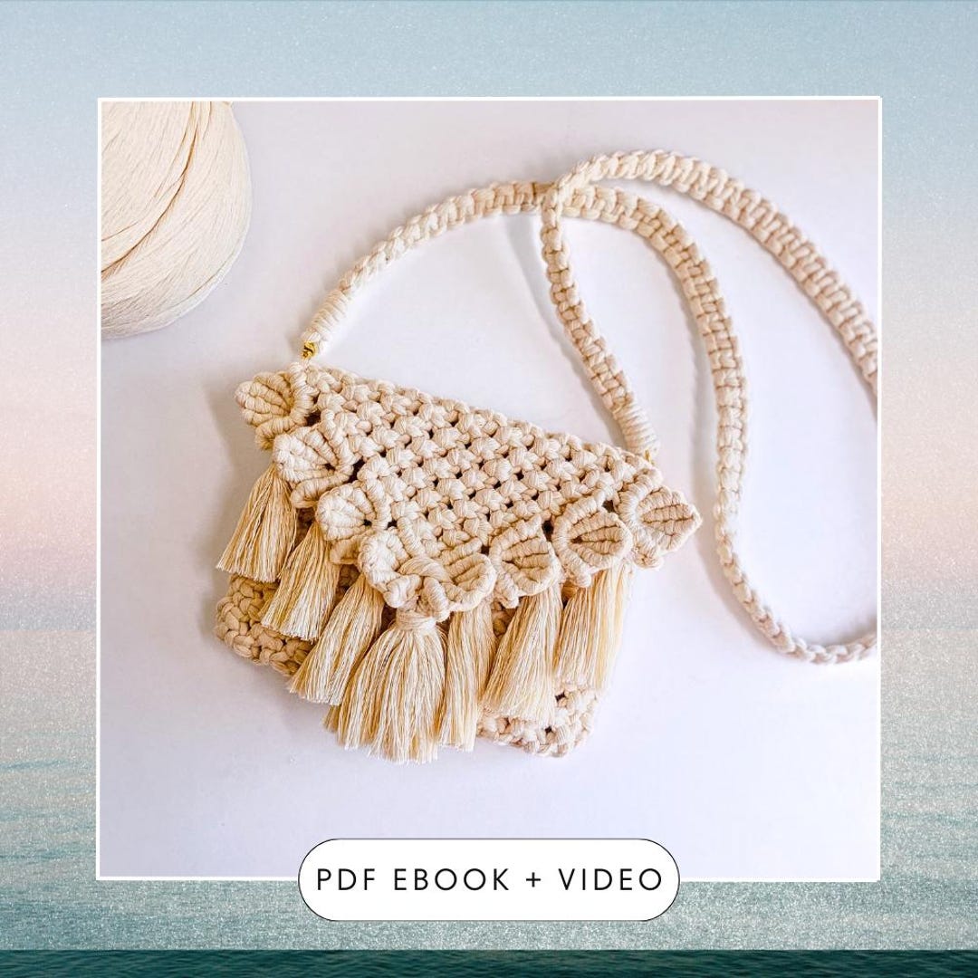 Diy Macrame Carteras Macrame Hacer Bolso Bandolera Cartera Macrame