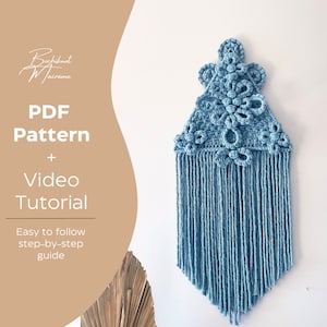 Macrame Wall Hanging DIY Pattern EBOOK Macrame Tutorial Macrame Dreamcatcher Pattern for Macrame Wall Hangings Pattern PDF instructions