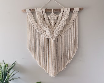 Molde para pendurar macramê grande na parede, estilo boho (PDF)
