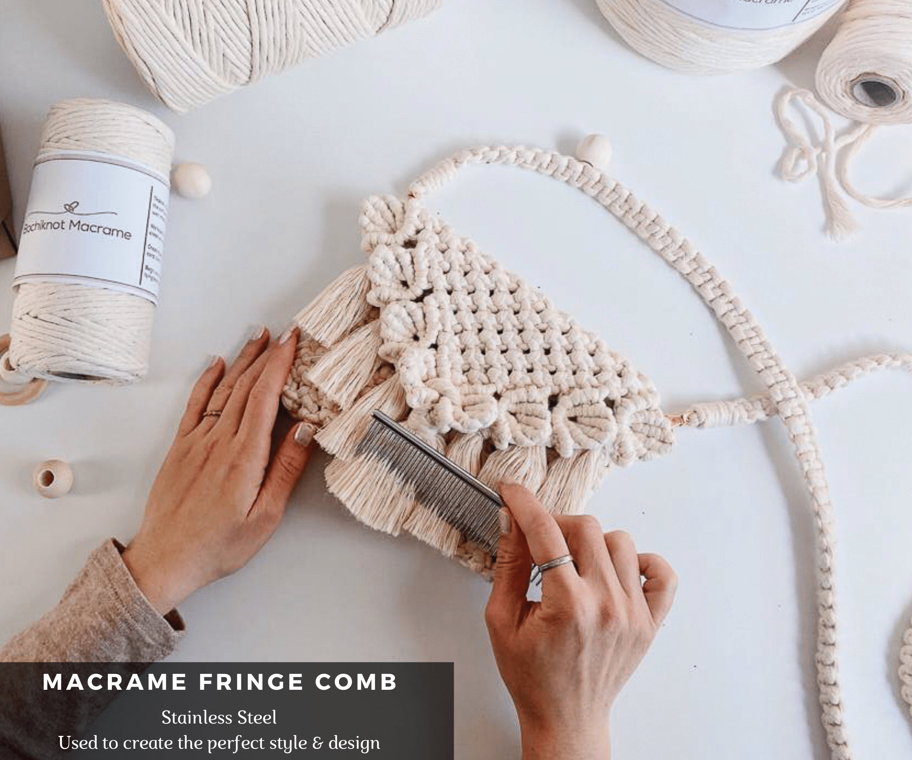 Macrame Fringe Comb Durable Craft Supply for Fiber Knotting Etsy