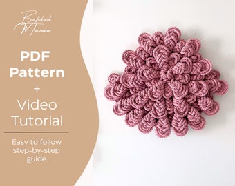 Macrame Pattern Cloud Wall Hanging DIY Pattern EBOOK Macrame Tutorial Pattern for Macrame Wall Hangings Nursery Decor Pattern instructions