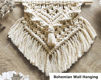 Macrame Wall Hanging Pattern | Beginner Boho Decor (PDF & Video)
