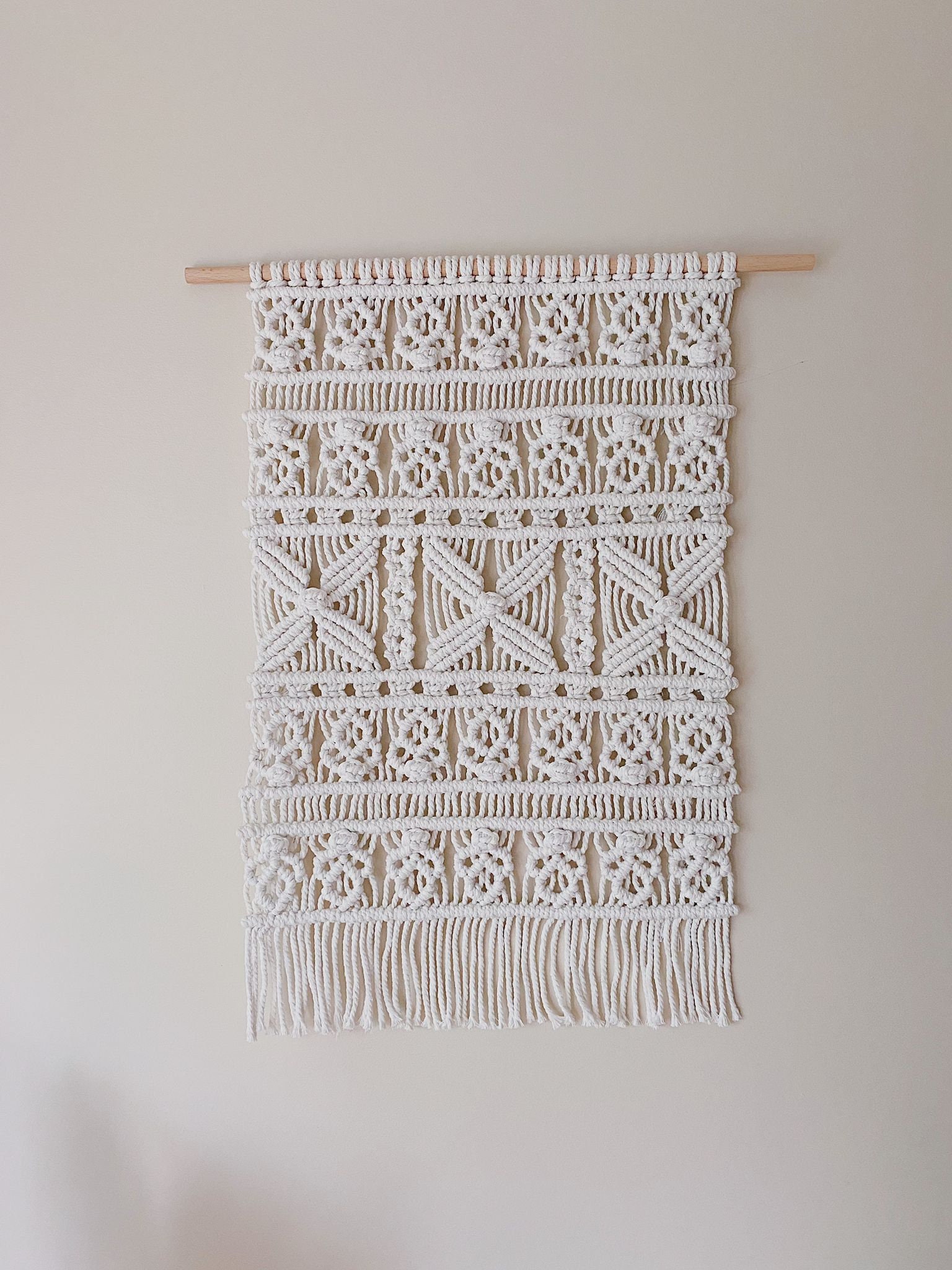 Large Macrame Wall Hanging Pattern: Harmony Design (PDF EBOOK) - Etsy