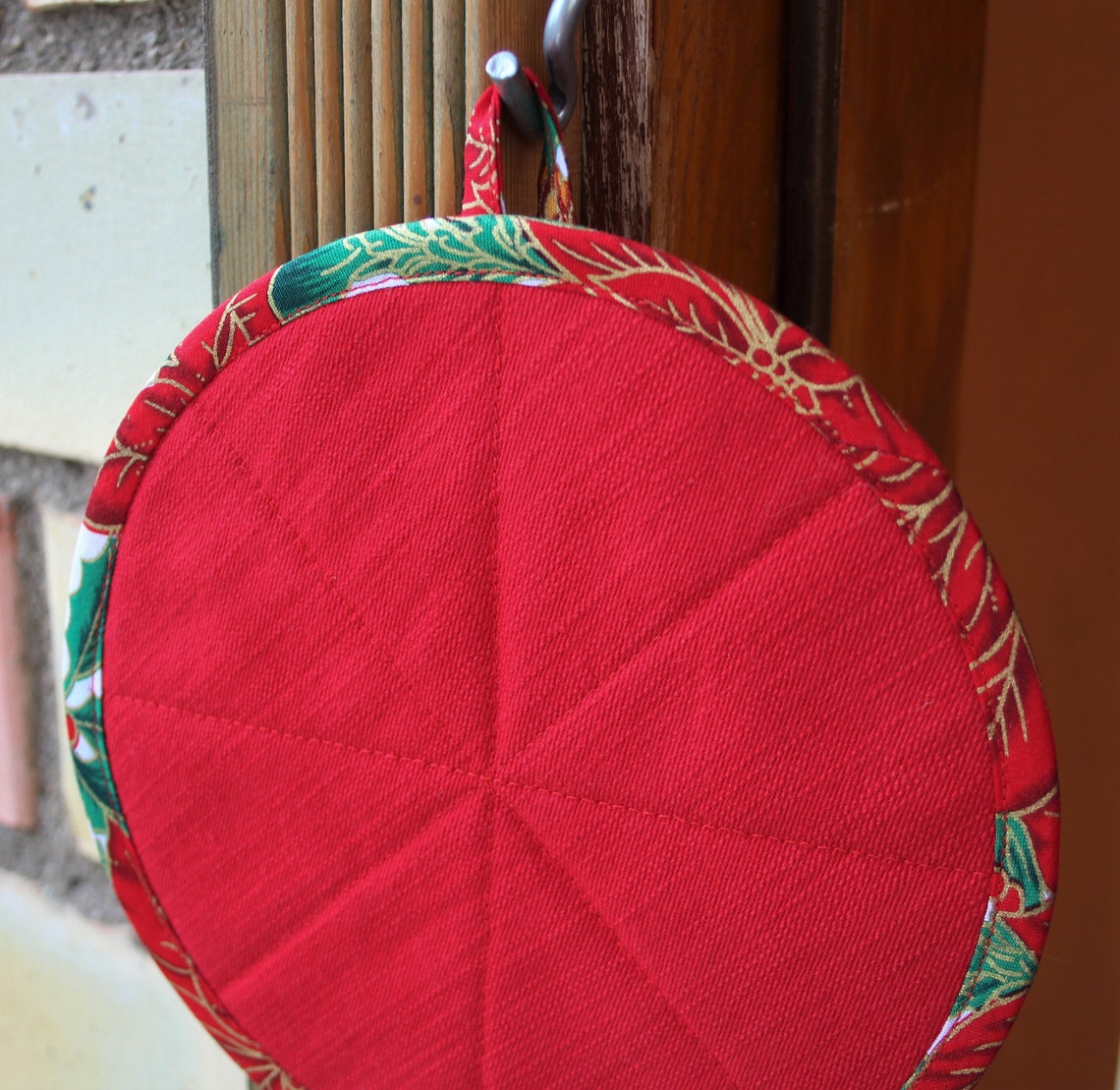 Hot Pot Holders Reused Fabrics Kitchen Accessories Set of 2 Etsy