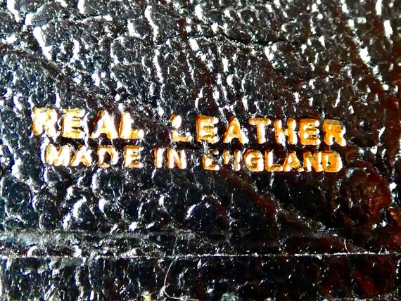 Genuine Leather Wallet Vintage Brown Soft Leather… - image 4