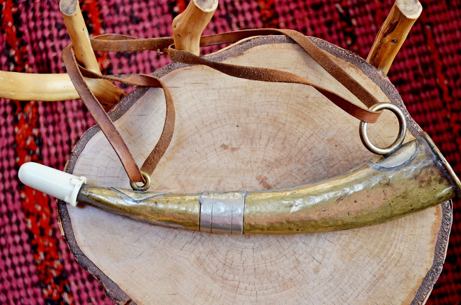 Antique Hunting Horn Bugle Handmade Brass Hunting Signal Horn Etsy