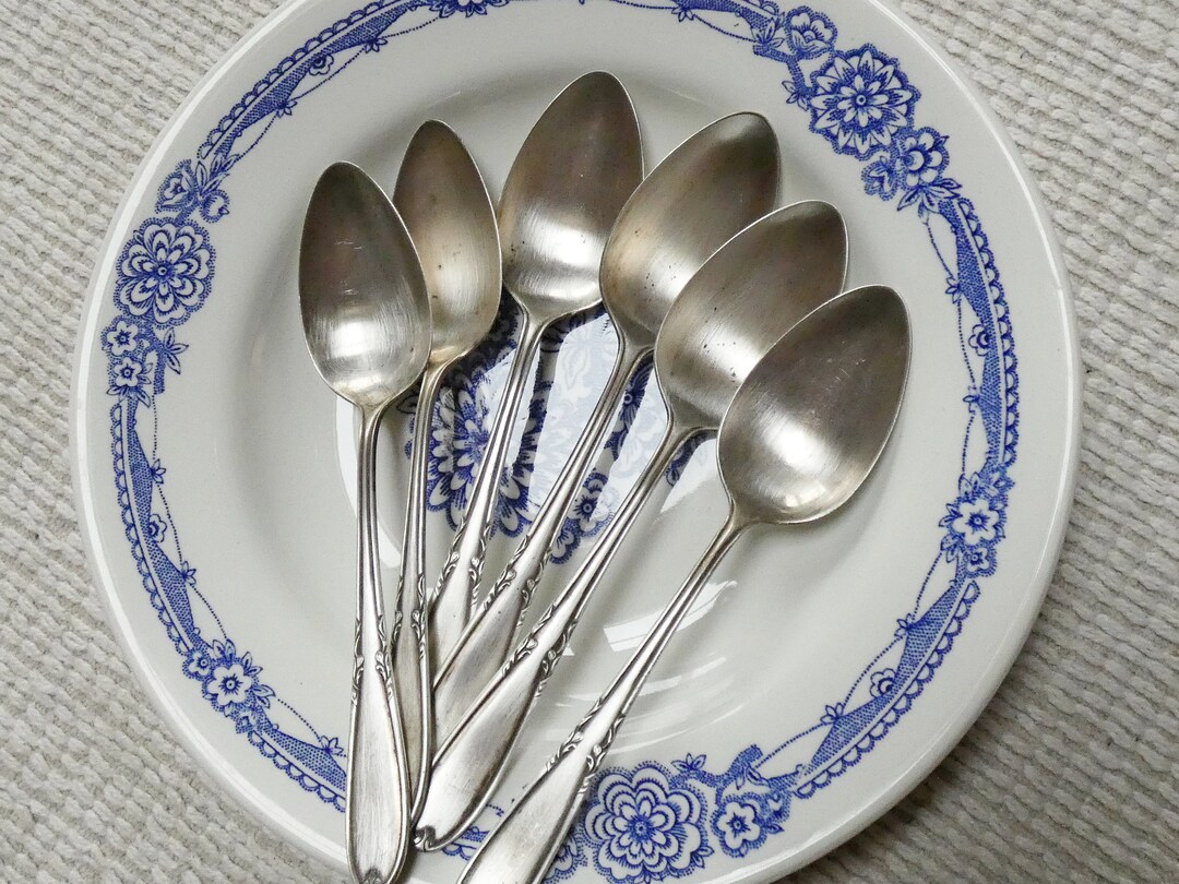 Alpacca Tablespoons Set of 6 Alpaca Tablespoons From Estonia Vintage ...