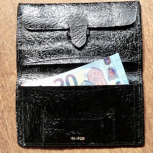 Genuine Leather Wallet Vintage Brown Soft Leather High Quality Wallet made in England Bifold Real Morocco