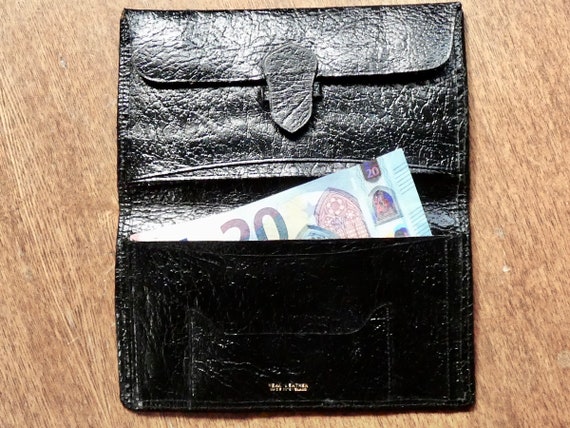 Genuine Leather Wallet Vintage Brown Soft Leather… - image 1