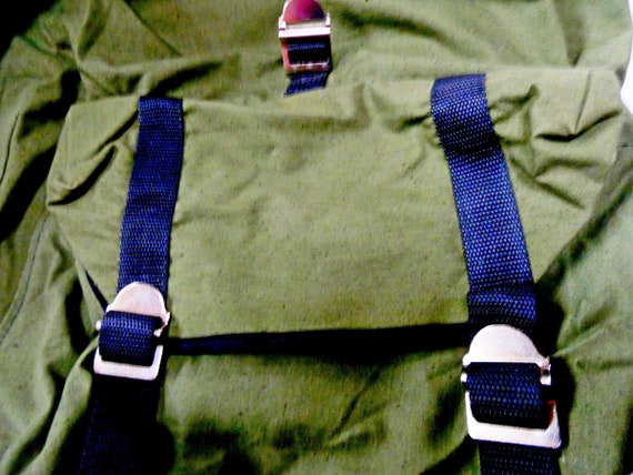 Large UNUSED Backpack Vintage Soviet Knapsack Lar… - image 5