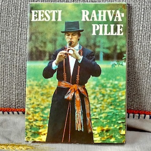 Postales ESTONIAN FOLK/ETNO Instrumentos musicales Conjunto de 14 tarjetas Postales históricas vintage