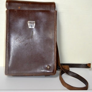 Feld Tasche Planchet Vintage Messenger Bag Leder sowjetischen Feld Tasche mit Original Inhalt Unisex Karte Tasche alte Tablet-Tasche