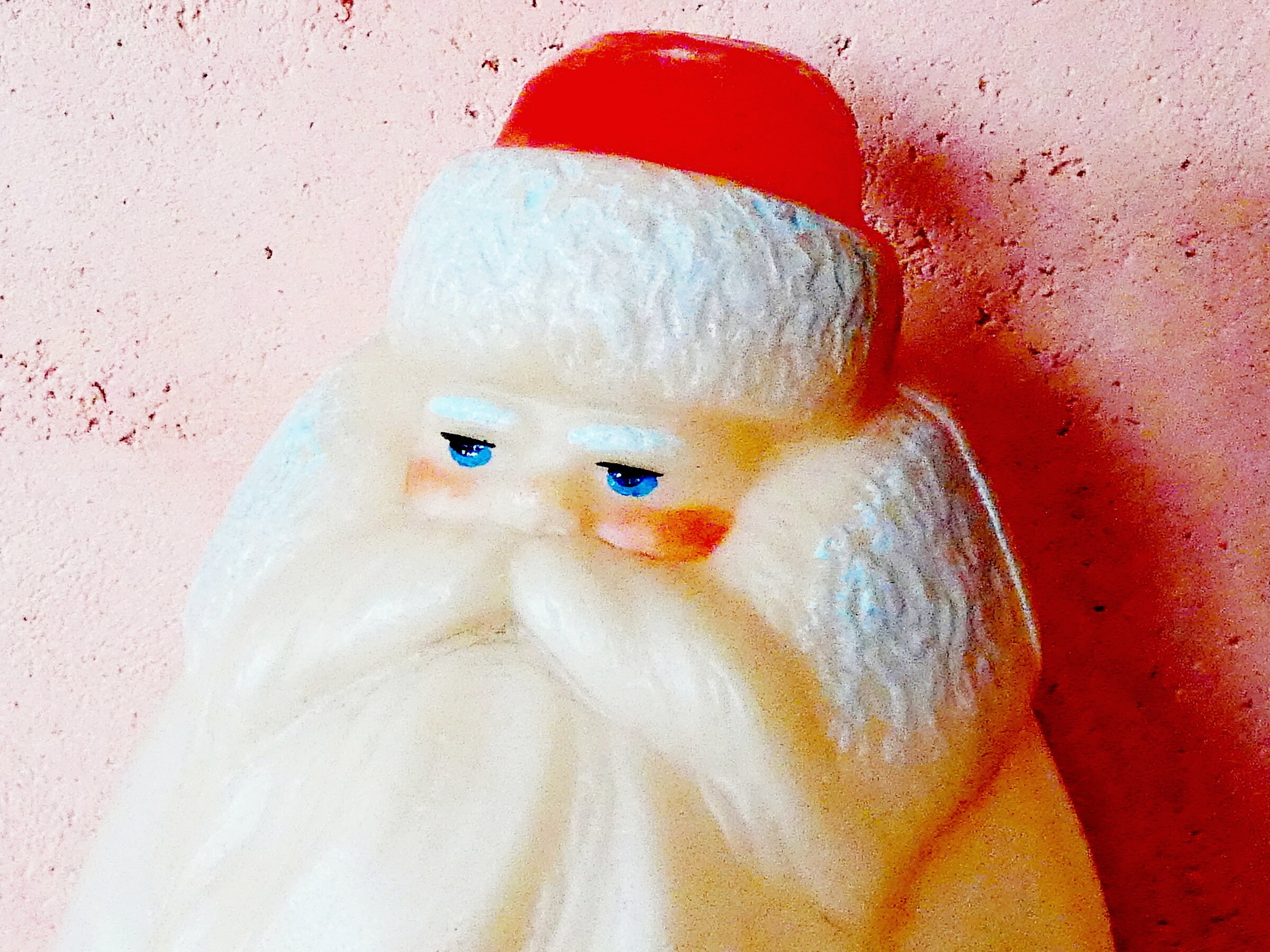 ロシアのDED MOROZサンタクロースハードプラスチックフィギュア