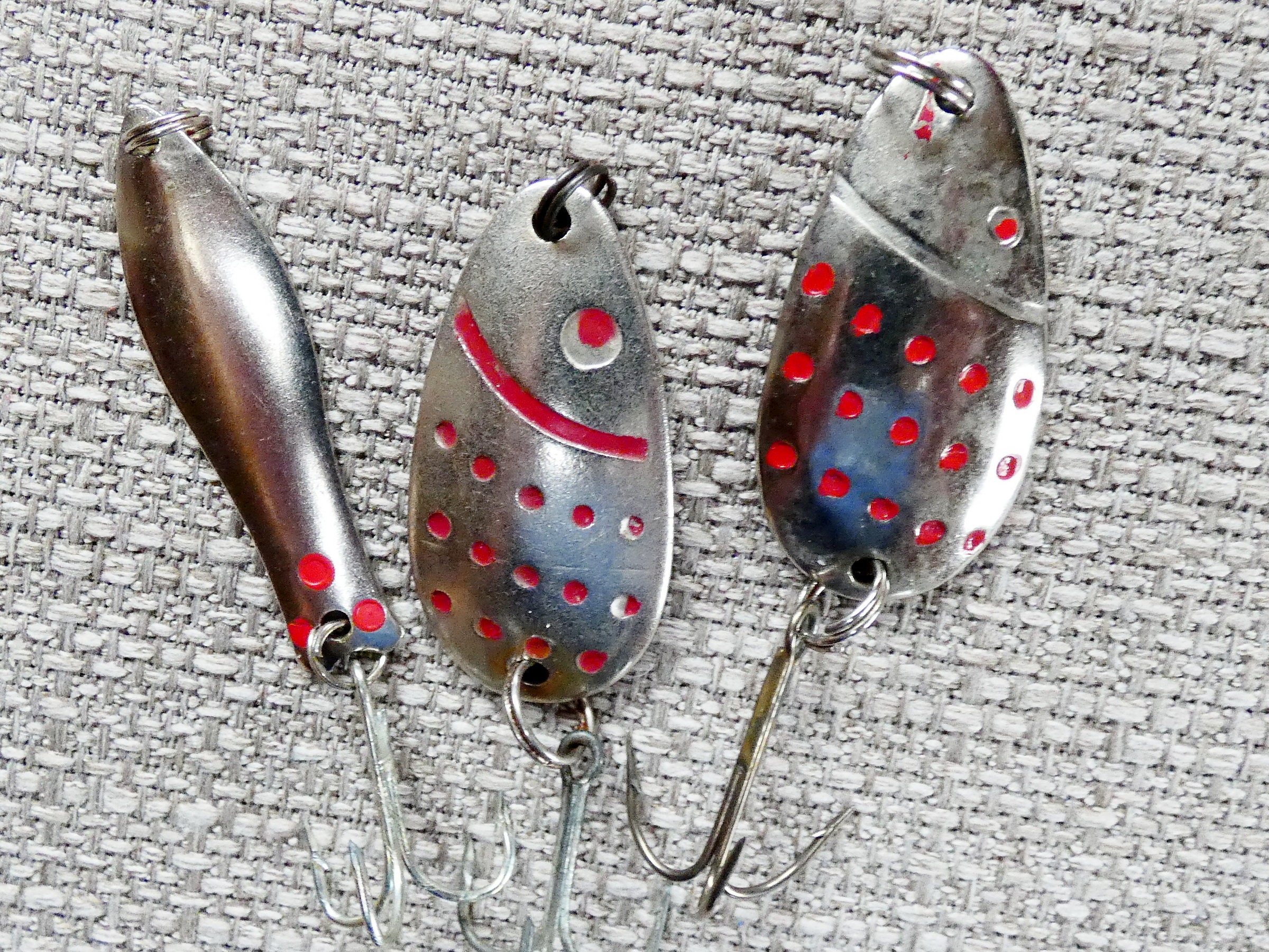  legendary-yes Lot 30 Pcs Trout Spoon Metal Fishing