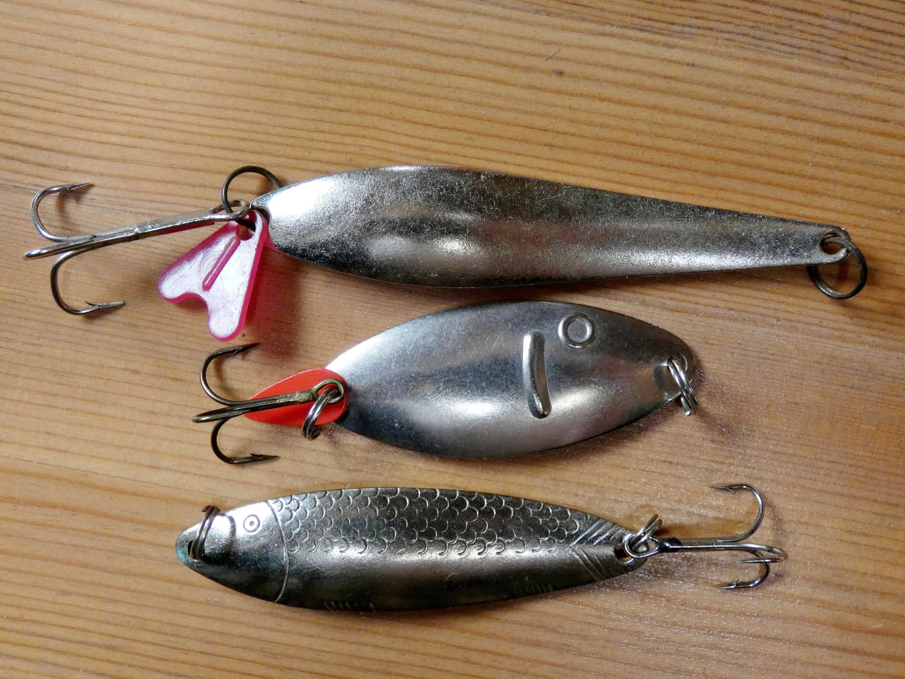 Vintage Fishing Lures set of 3 Metal Lures Soviet Vintage Bait Hook Lures Three Prong Fishing Lures Trolling Spoons Vintage Fishing Lures set of 3 Metal Lures Soviet Vintage Bait Hook Lures Three Prong Fishing Lures Trolling Spoons