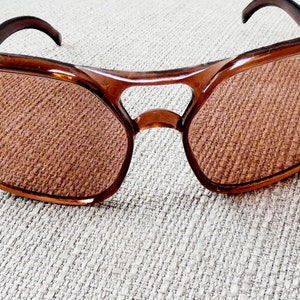 Vintage große UNUSED Sonnenbrille übergroße Retro Sonnenbrille Aviator Stil Sunnies Kunststoff Sonnenbrille