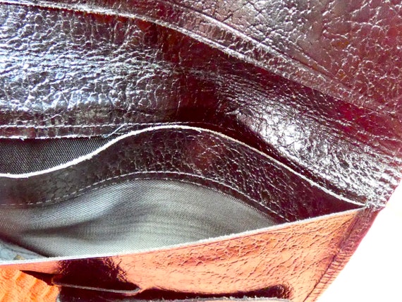 Genuine Leather Wallet Vintage Brown Soft Leather… - image 7