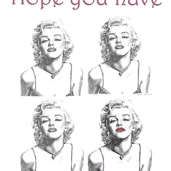Marilyn Monroe Face - Etsy